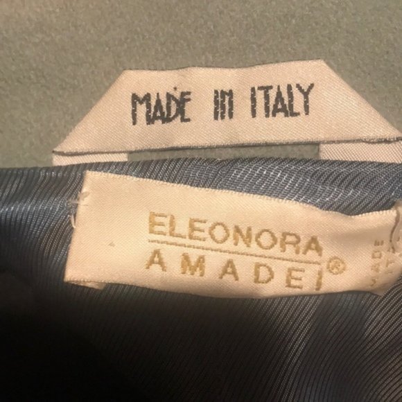 Vintage Virgin Wool Green Coat Size 4 (Made in Italy) - Picture 5 of 5